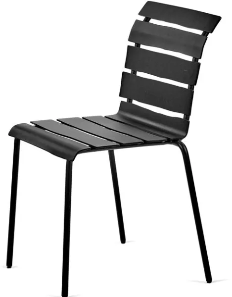 Valerie Objects Aligned Udendørs Spisebordsstol Sort